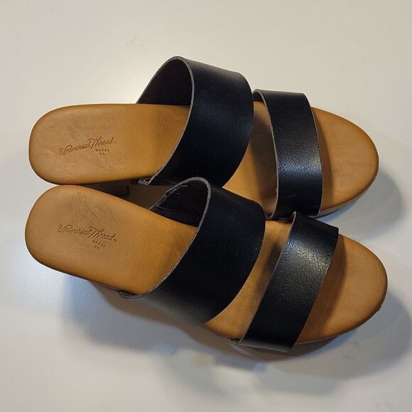 UNIVERSAL THREAD CLOGS OPEN TOE SLIP-ON WOMEN"S SANDAL - Picture 10 of 15